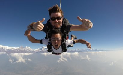 Skydiving from Mt. Everest